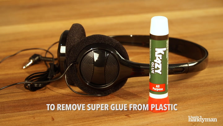 How To Remove Super Glue From Plastic